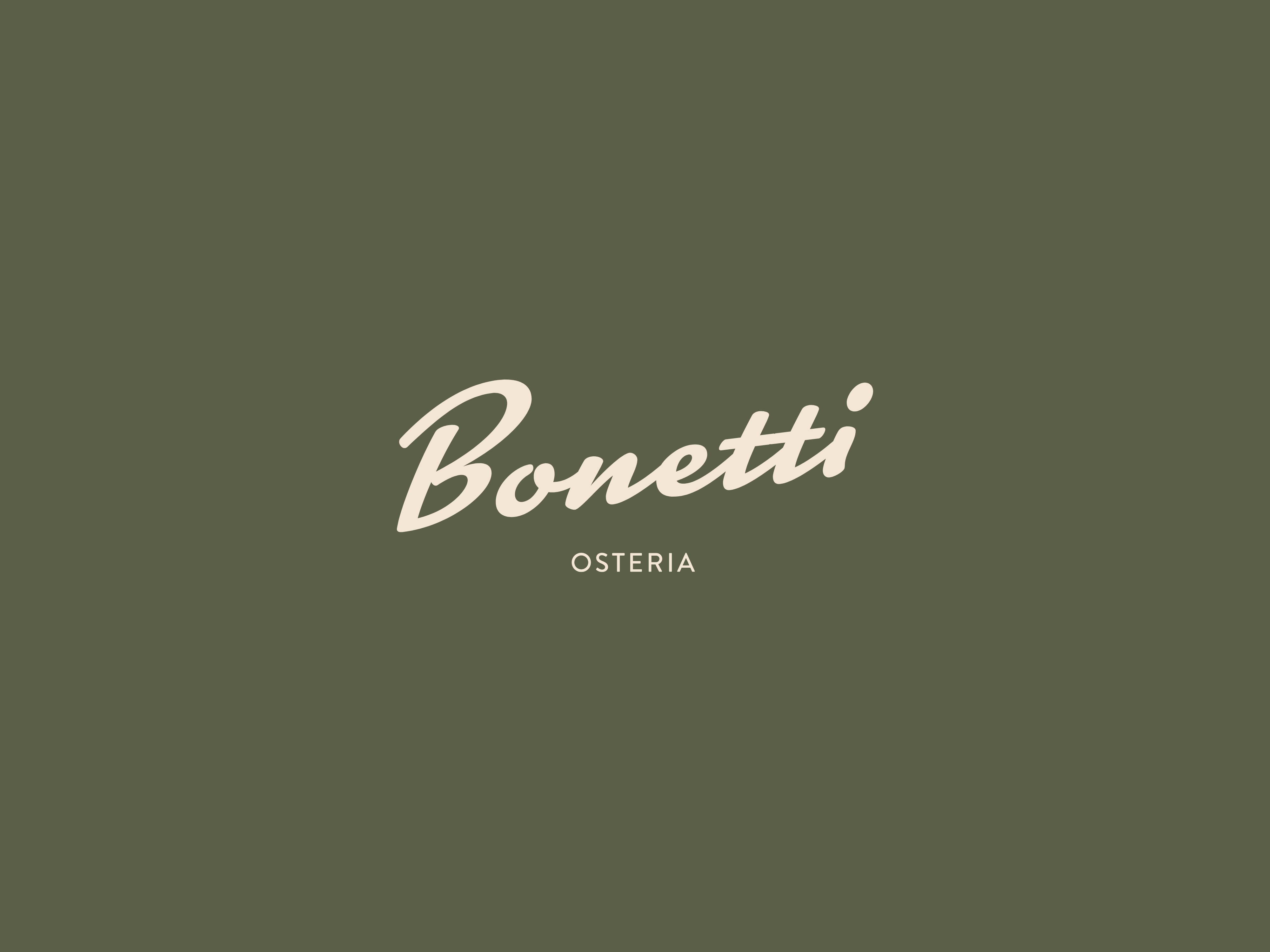 Logo per un'osteria italiana